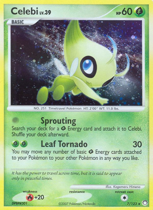 Celebi - Mysterious Treasures SET-7