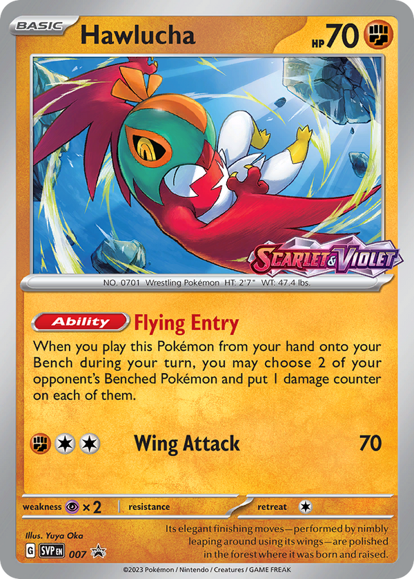 Hawlucha - Scarlet & Violet Black Star Promos SET-7