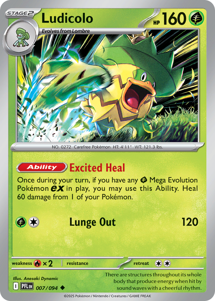 Ludicolo - Phantasmal Flames SET-7