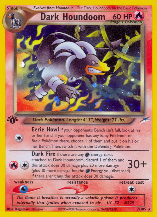 Dark Houndoom - Neo Destiny SET-7
