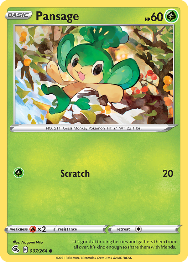 Pansage - Fusion Strike SET-7