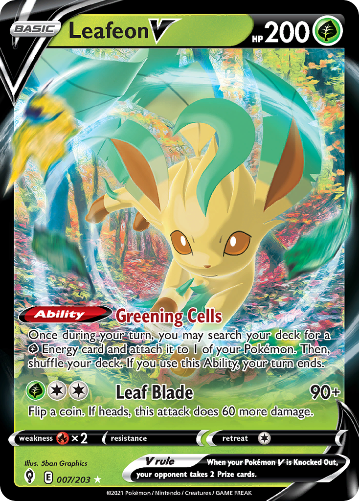 Leafeon V - Evolving Skies SET-7