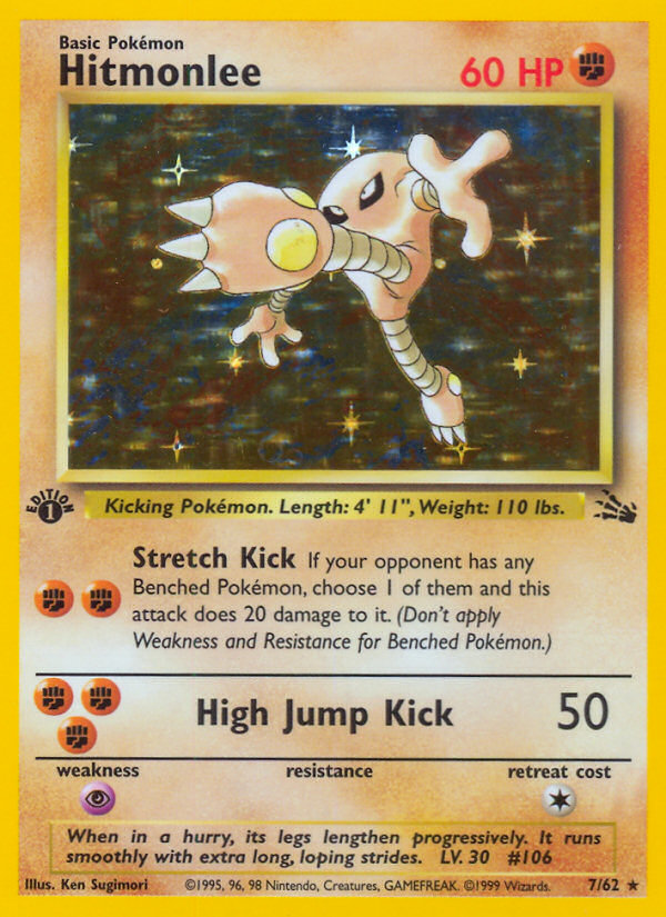Hitmonlee - Fossil SET-7