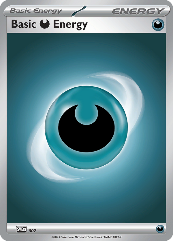 Basic Darkness Energy - Scarlet & Violet Energies SET-7