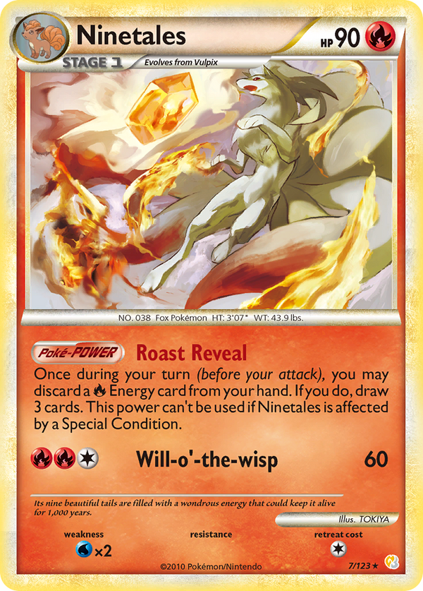 Ninetales - HeartGold & SoulSilver SET-7