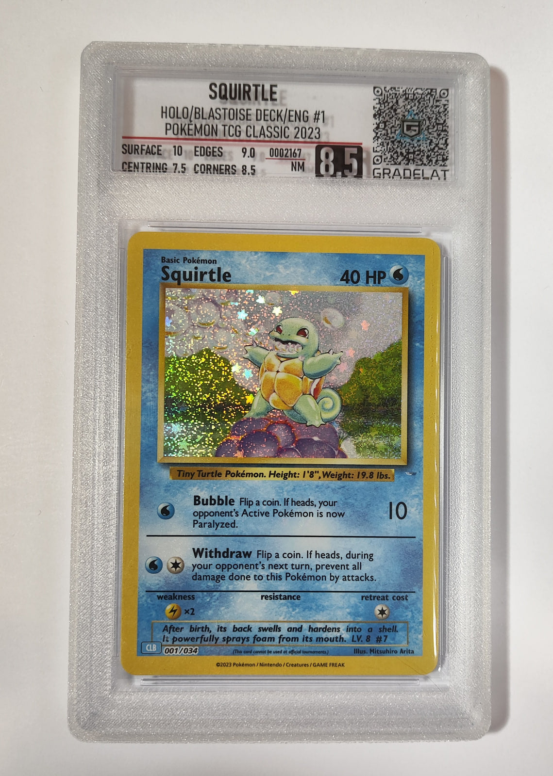 Squirtle Pokémon Trading Card Game Classic—Blastoise SET-001 — imagen del vendedor