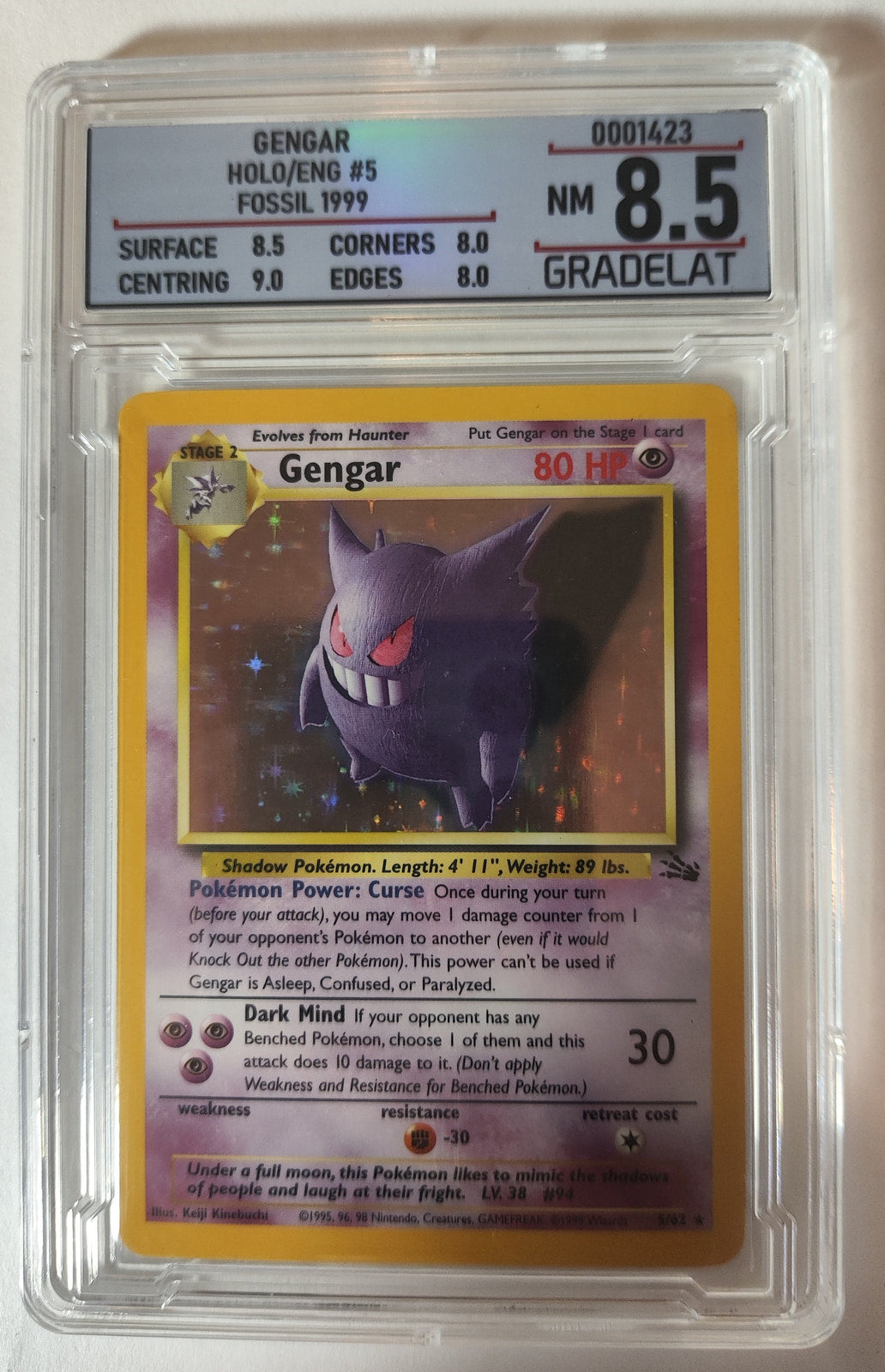 Gengar Fossil SET-5 — imagen del vendedor