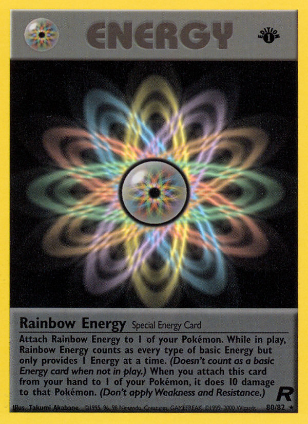 Rainbow Energy - Team Rocket SET-80