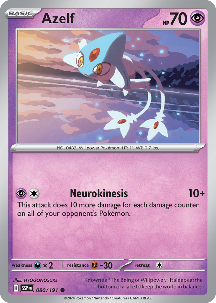 Azelf - Surging Sparks SET-80