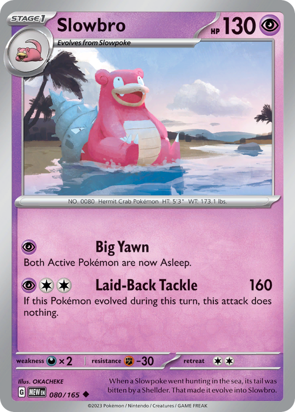 Slowbro - 151 SET-80