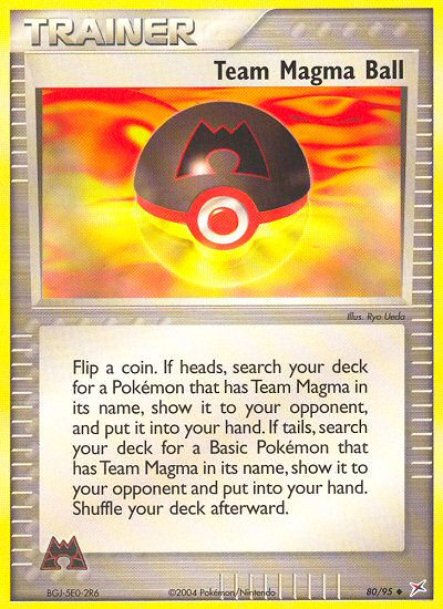 Team Magma Ball - Team Magma vs Team Aqua SET-80