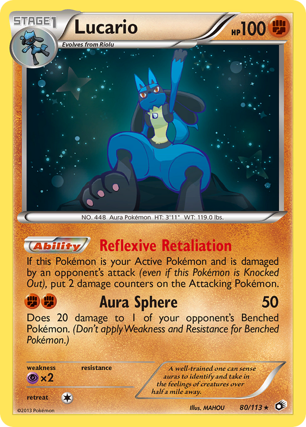Lucario - Legendary Treasures SET-80