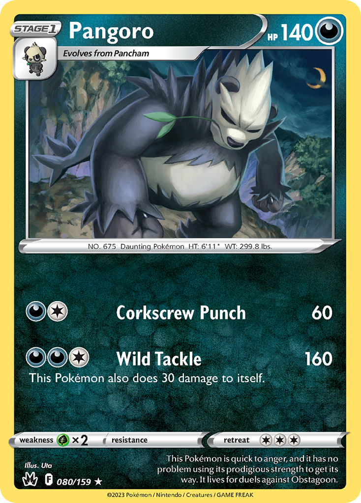 Pangoro - Crown Zenith SET-80