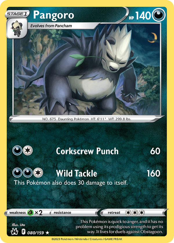 Pangoro - Crown Zenith SET-80