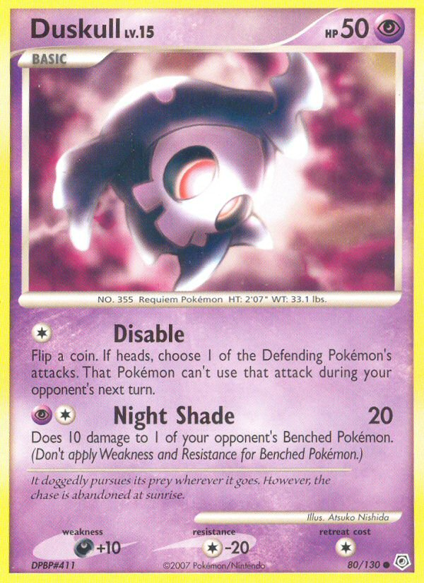 Duskull - Diamond & Pearl SET-80