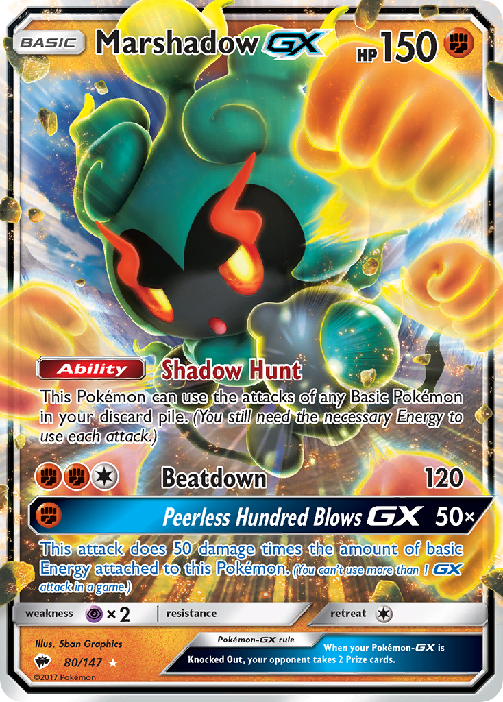 Marshadow-GX - Burning Shadows SET-80