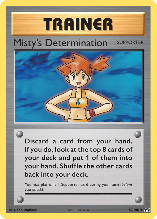 Misty's Determination - Evolutions SET-80