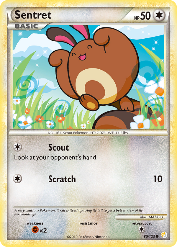 Sentret - HeartGold & SoulSilver SET-80