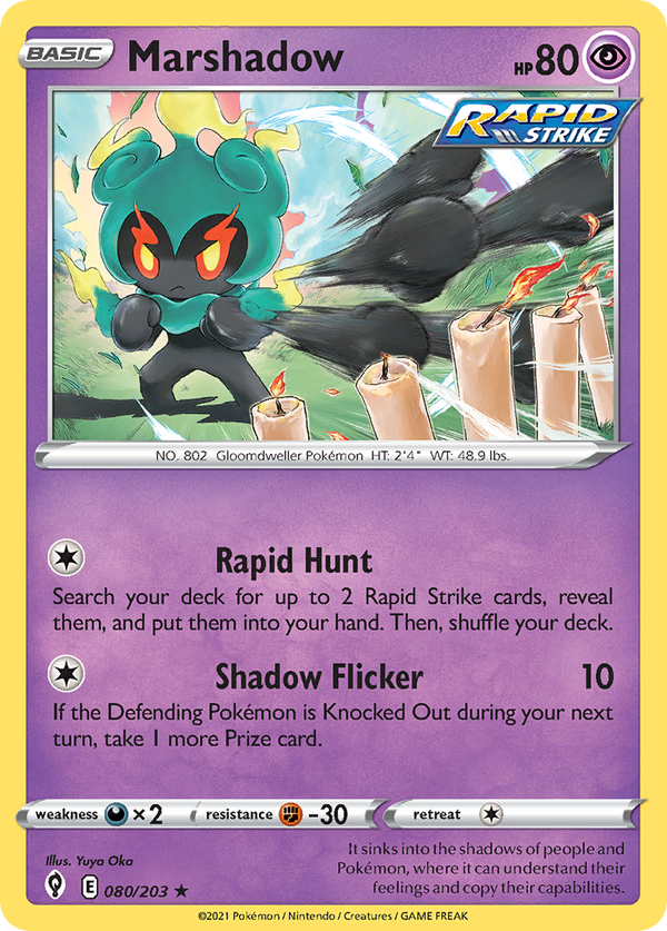 Marshadow - Evolving Skies SET-80