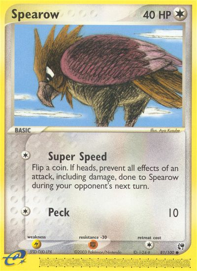 Spearow - Sandstorm SET-81