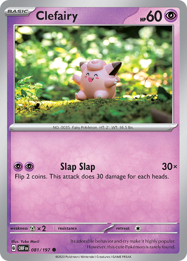 Clefairy - Obsidian Flames SET-81