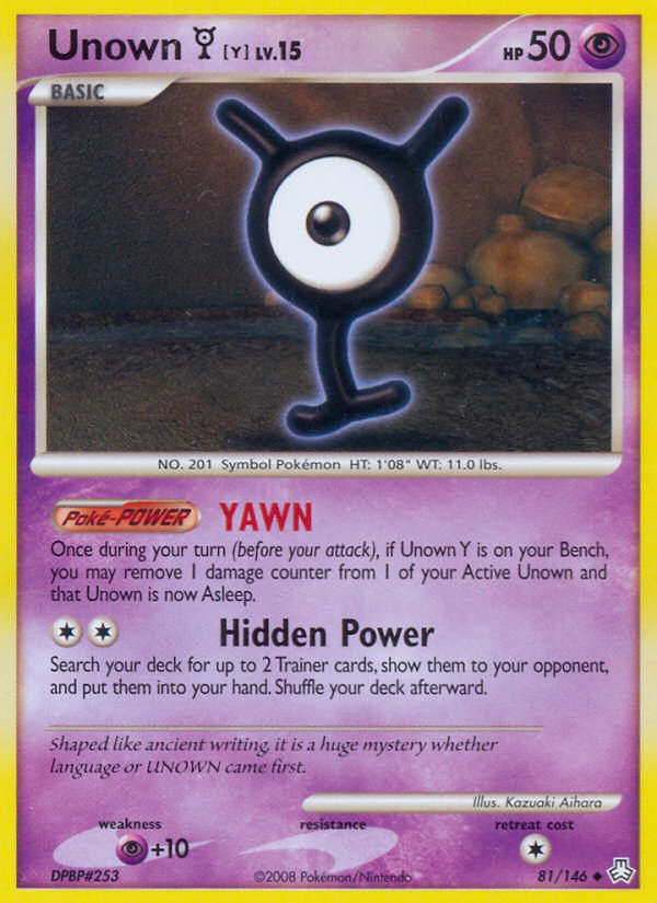 Unown [Y] - Legends Awakened SET-81