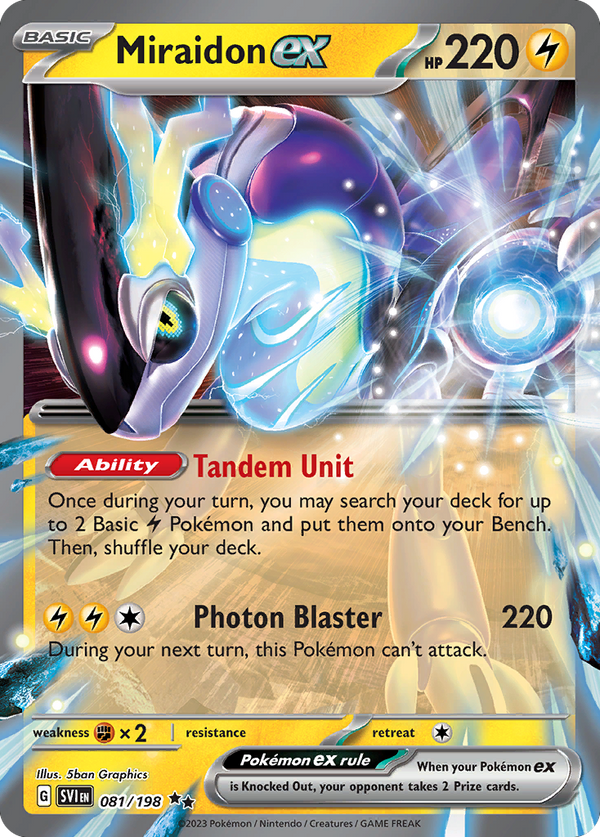 Miraidon EX - Scarlet & Violet SET-81