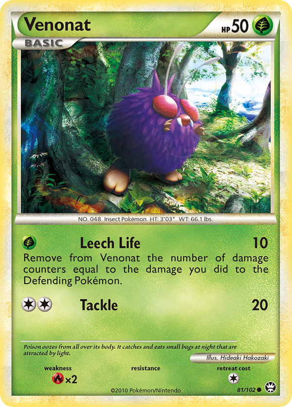 Venonat - HS Triumphant SET-81
