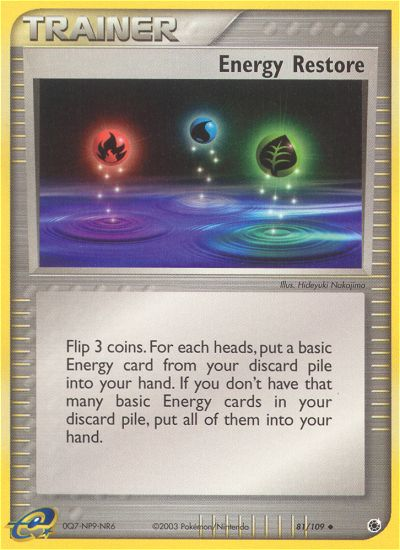 Energy Restore - Ruby & Sapphire SET-81
