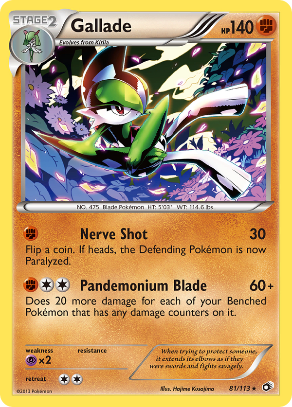 Gallade - Legendary Treasures SET-81