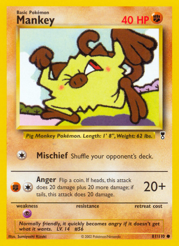 Mankey - Legendary Collection SET-81