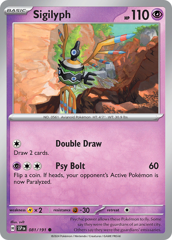 Sigilyph - Surging Sparks SET-81