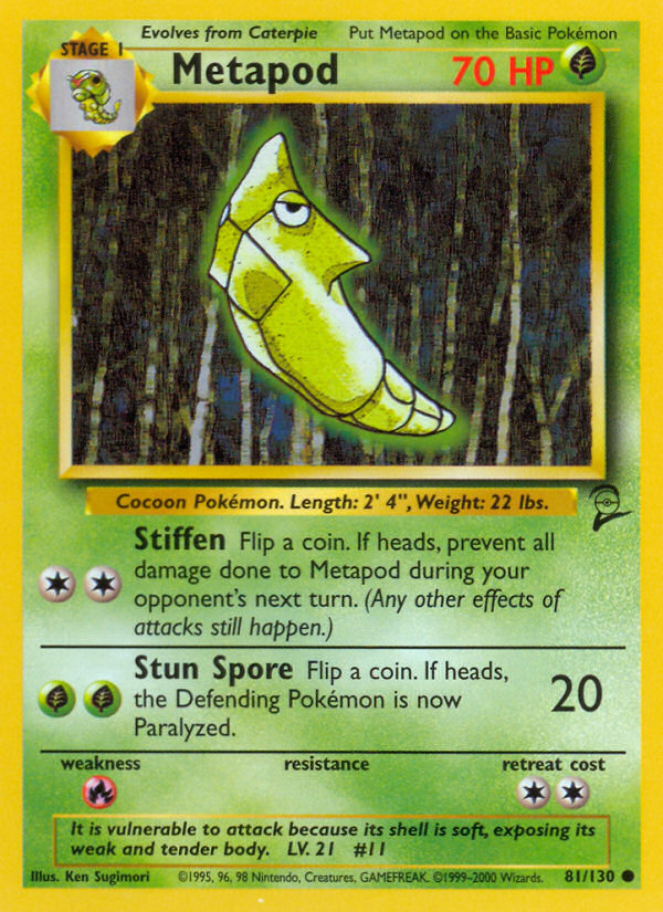 Metapod - Base SET 2-81