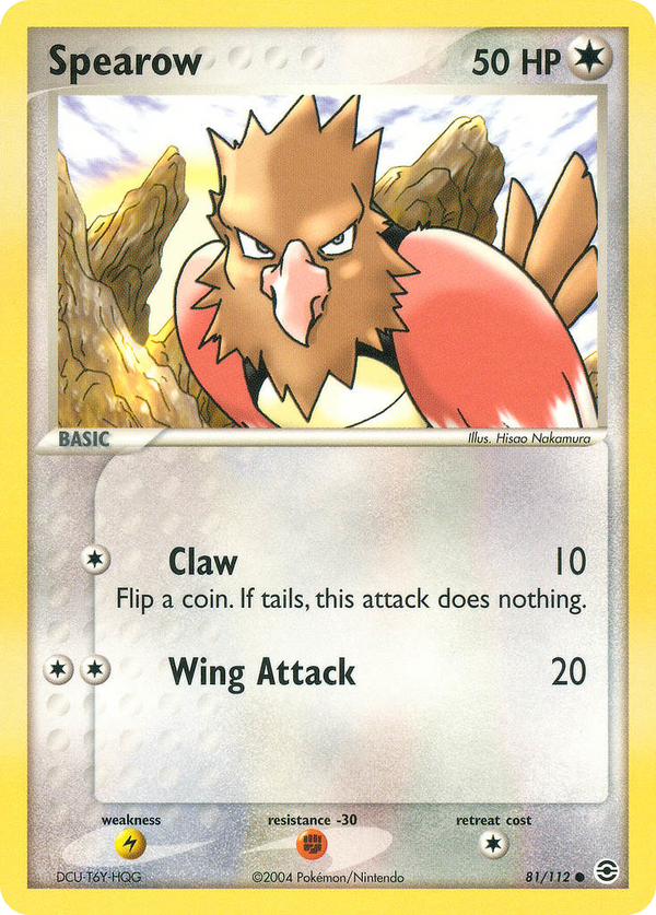 Spearow - FireRed & LeafGreen SET-81