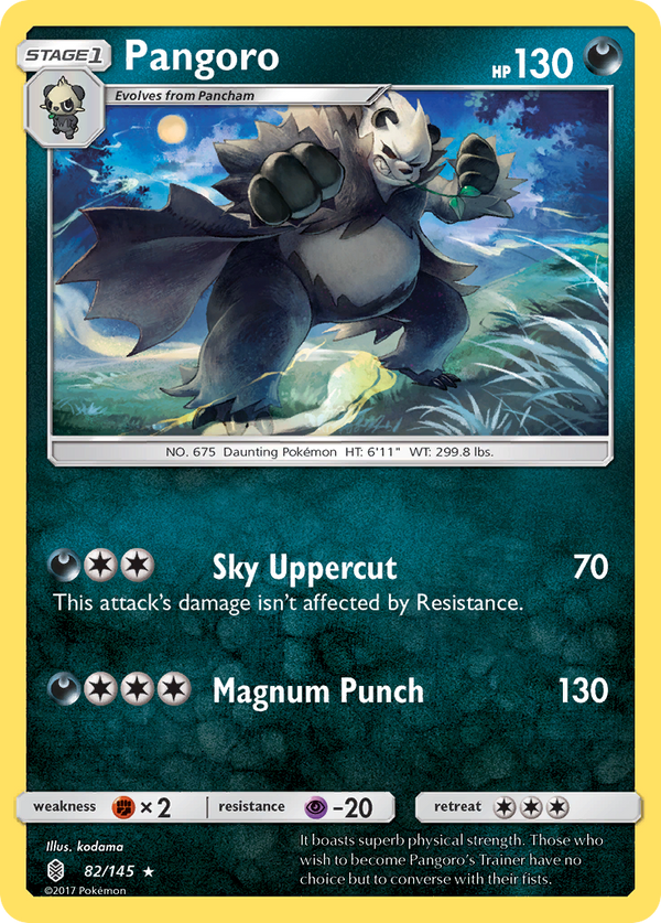 Pangoro - Guardians Rising SET-82
