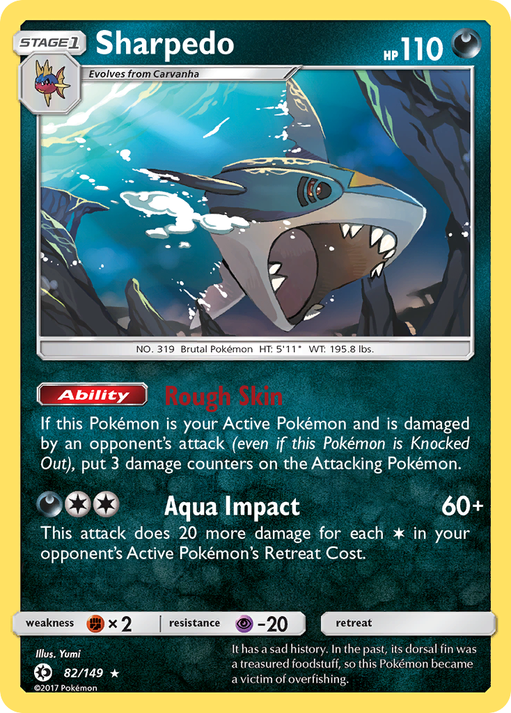 Sharpedo - Sun & Moon SET-82