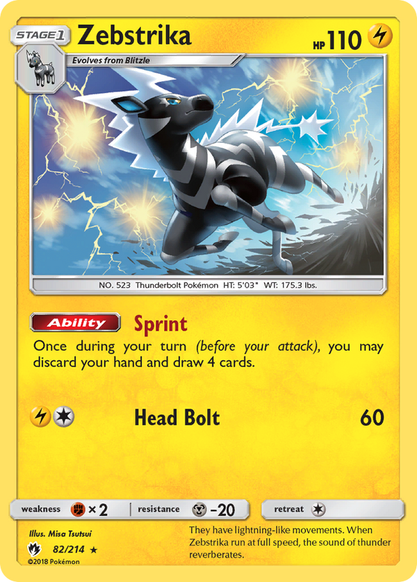Zebstrika - Lost Thunder SET-82