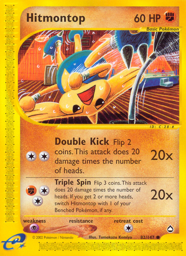 Hitmontop - Aquapolis SET-82