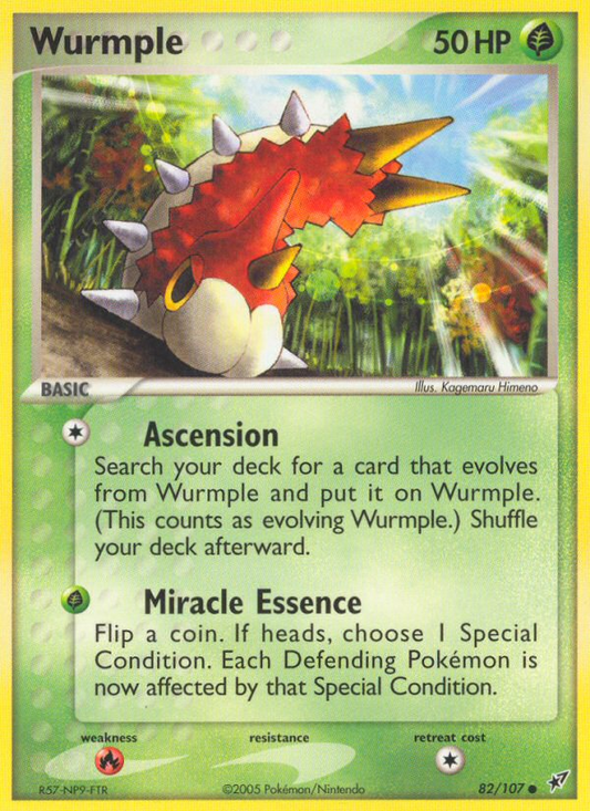 Wurmple (Deoxys SET) (Pokémon) (Basic) (Grass) (HP: 50) (Common) (PKM Deoxys SET-90)