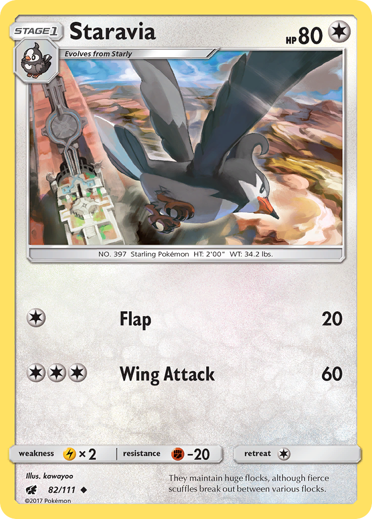 Staravia - Crimson Invasion SET-82