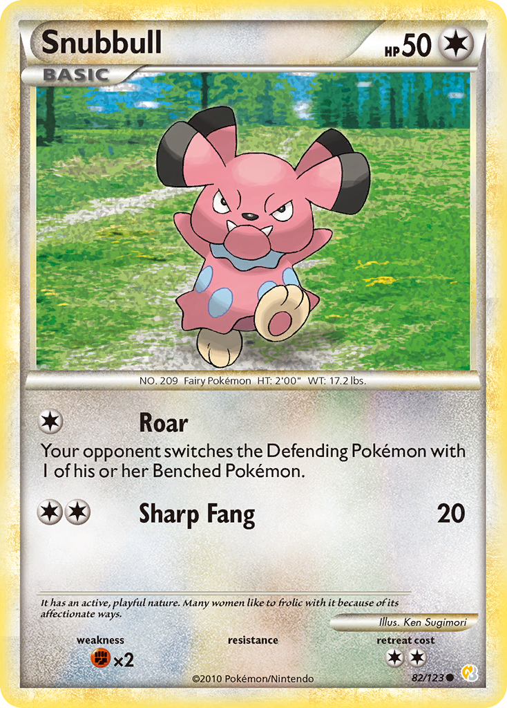 Snubbull - HeartGold & SoulSilver SET-82