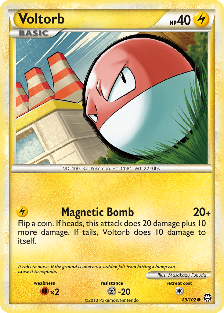 Voltorb - HS Triumphant SET-83