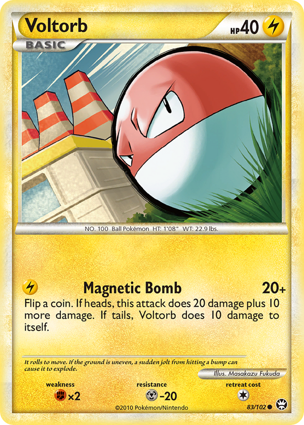Voltorb - HS Triumphant SET-83