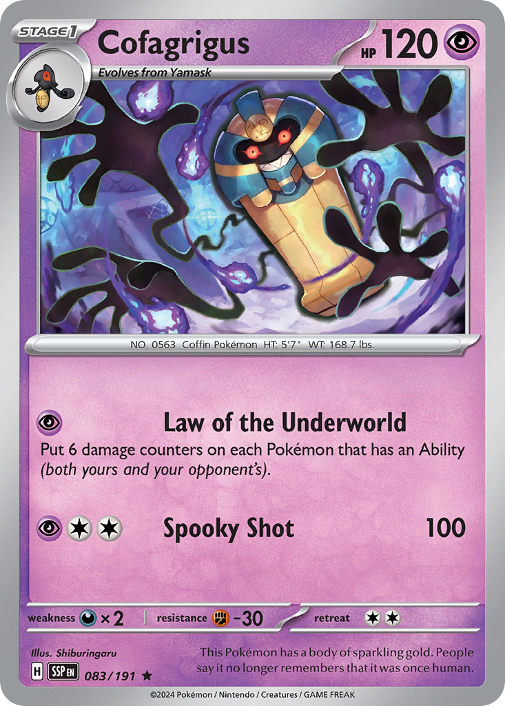 Cofagrigus - Surging Sparks SET-83