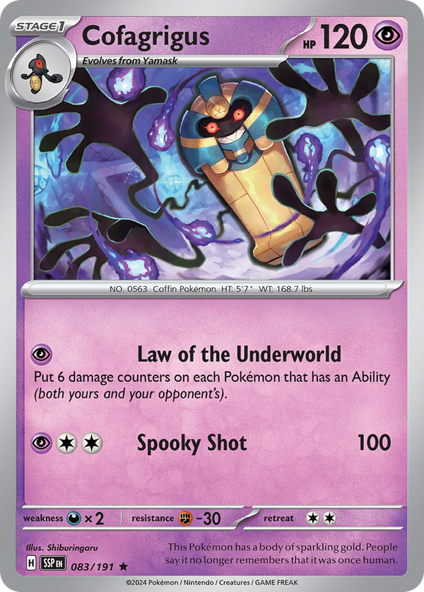 Cofagrigus - Surging Sparks SET-83