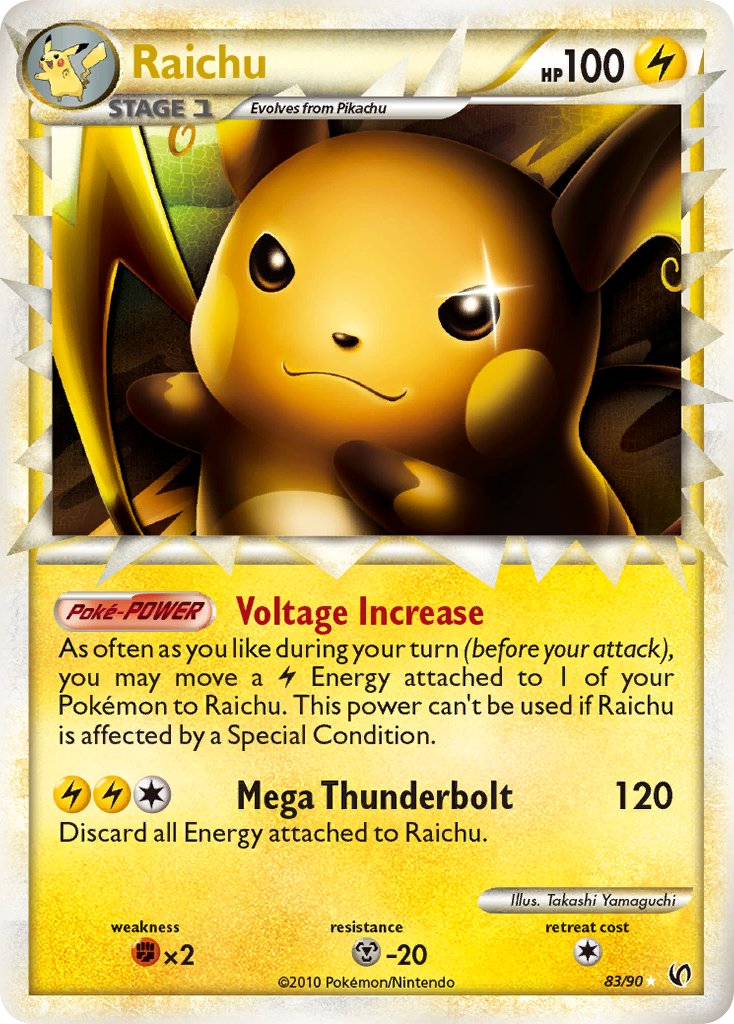 Raichu - HS Undaunted SET-83