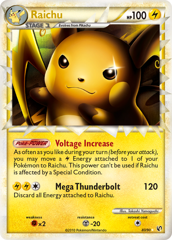 Raichu - HS Undaunted SET-83
