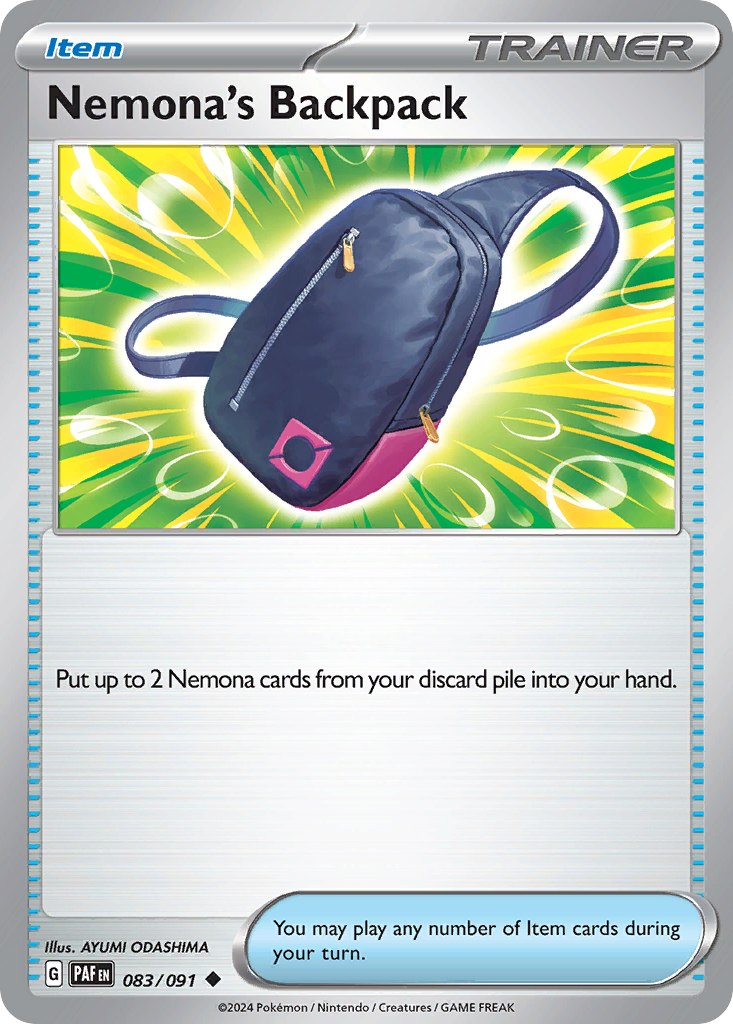 Nemona's Backpack - Paldean Fates SET-83