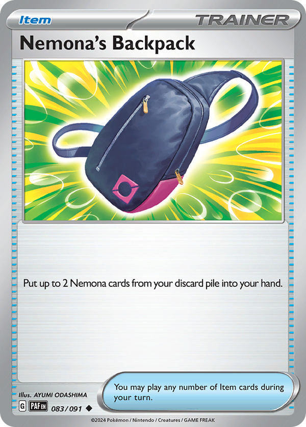 Nemona's Backpack - Paldean Fates SET-83