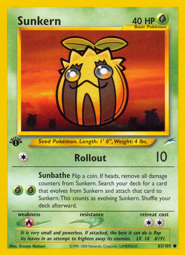 Sunkern - Neo Destiny SET-83